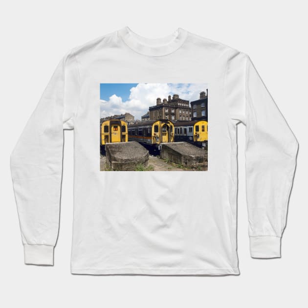 Railway Sidings Long Sleeve T-Shirt by JonDelorme